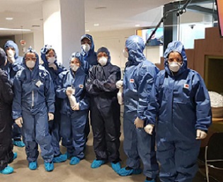 A Cleanology team mid-March A Cleanology team mid-March