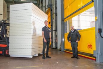 Close collaboration delivers the right high-speed door solution for Recticel Insulation
