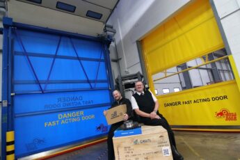 Union Industries High Speed Doors tackle warehouse heat loss and reduce energy usage at Donghua Ltd