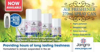 NEW COLLECTION FROM JANGRO KEEPS AIR SMELLING FRESH