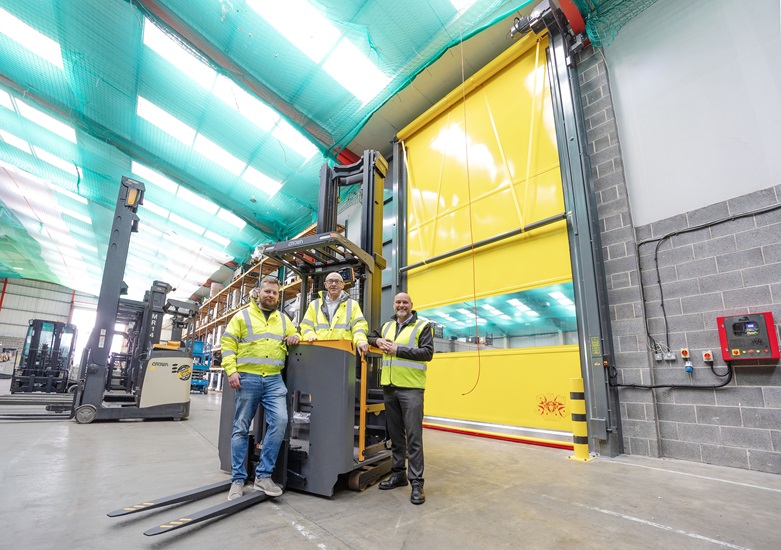Union Industries helps Crown Lift Trucks overcome operational challenges with installation of high-speed Ramdoor