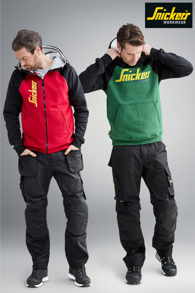 Snickers Workwear’s NEW Hoodies and Sweatshirts