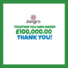 JANGRO RAISES £100,000 FOR MACMILLAN CANCER SUPPORT