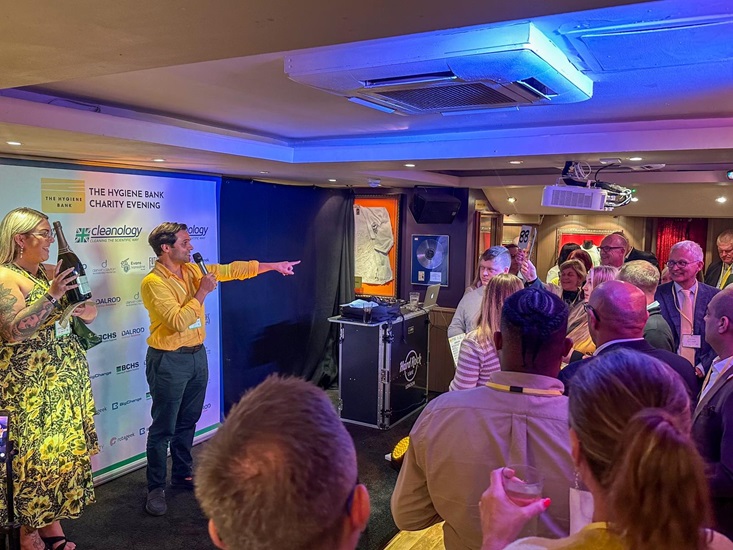The Hygiene Bank after event press release from Cleanology